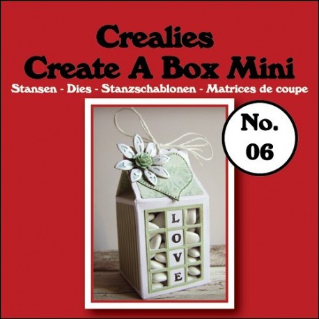 Crealies Create A Box no. 06 Milk carton