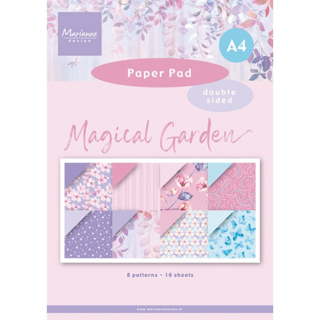 Marianne Design Magical Garden A4 Paper Pad