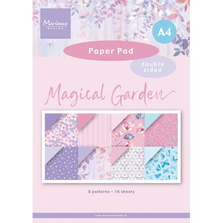 Marianne Design Magical Garden A4 Paper Pad