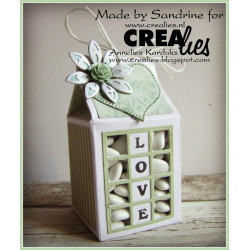 Crealies Create A Box no. 06 Milk carton
