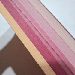 Linen Cardstock A5 Pink and Romance 75 FOGLI