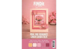 Linen Cardstock A5 Pink and Romance 75 FOGLI