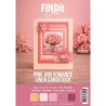Linen Cardstock A5 Pink and Romance 75 FOGLI