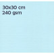 Cartoncino effetto LINO Baby Blue 250 gms 30x30cm