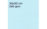 Cartoncino effetto LINO Baby Blue 250 gms 30x30cm