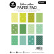 Studio Light Shades of Green A5 Vellum Pattern Paper Pad