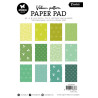 Studio Light Shades of Green A5 Vellum Pattern Paper Pad