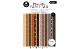 Studio Light Shades of Brown A5 Vellum Pattern Paper Pad