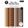 Studio Light Shades of Brown A5 Vellum Pattern Paper Pad