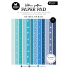 Studio Light Shades of Blue A5 Vellum Pattern Paper Pad
