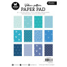 Studio Light Shades of Blue A5 Vellum Pattern Paper Pad