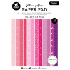 Studio Light Shades of Pink A5 Vellum Pattern Paper Pad