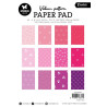 Studio Light Shades of Pink A5 Vellum Pattern Paper Pad