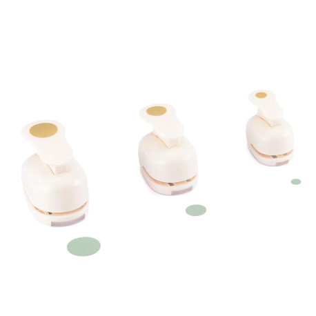 Set Perforatori Cerchi Piccoli 3pz