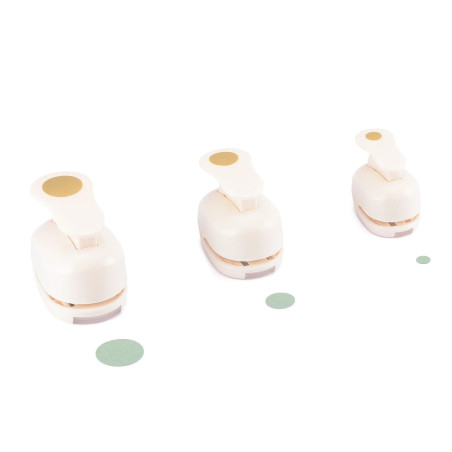 Set Perforatori Cerchi Piccoli 3pz