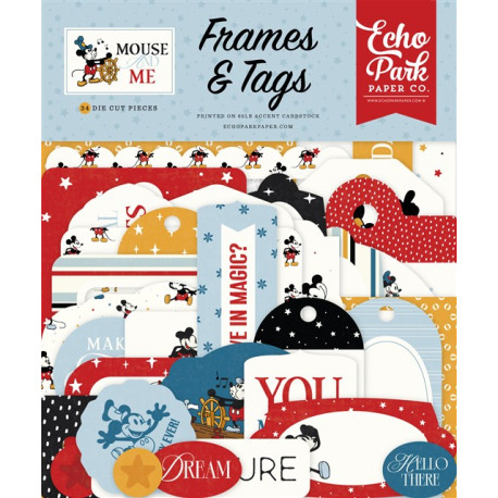 Echo Park Mouse And Me Frames & Tags