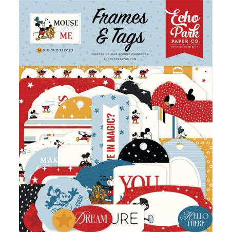 Echo Park Mouse And Me Frames & Tags