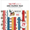 Echo Park Mouse And Me Paper Pad 15x15cm