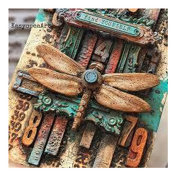 Finnabair Machine Dragonflies Decor Moulds