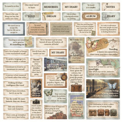 Ciao Bella Eastern Journey Patterns Pad 30x30cm