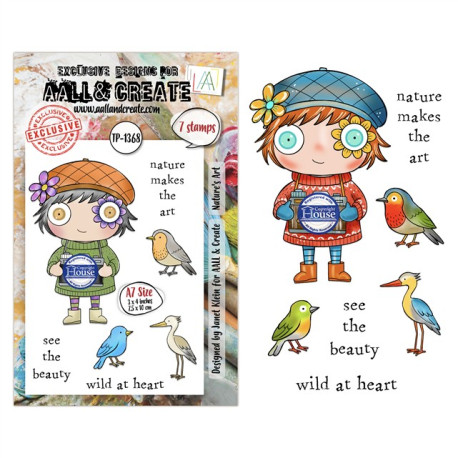 AALL & Create Stamp Set A7 1368 Nature's Art