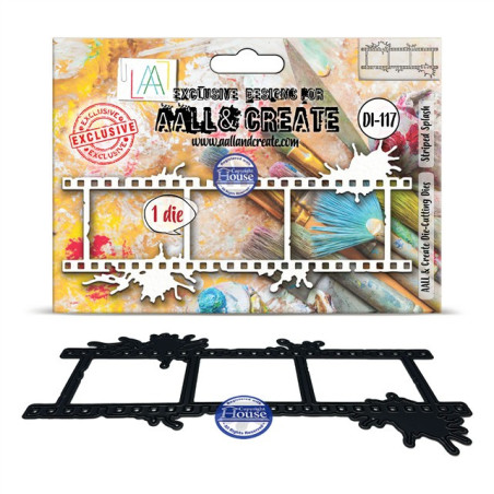 Aall&Create Cutting Dies 117 Striped Splash