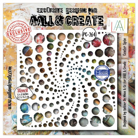 AALL & Create Stencil 264 Center Spin