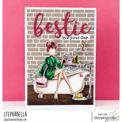 Stamping Bella UPTOWN GIRL SELMA LOVES SELF CARE Stamp