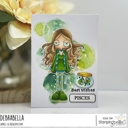 Stamping Bella ODDBALL ZODIAC PISCES Stamp