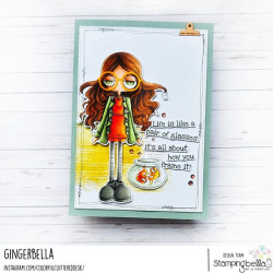Stamping Bella ODDBALL ZODIAC PISCES Stamp