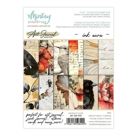 Mintay Papers Art Journal Paper Pad Ink Aura 15x20cm