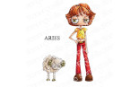 Stamping Bella ODDBALL ZODIAC ARIES Stamp