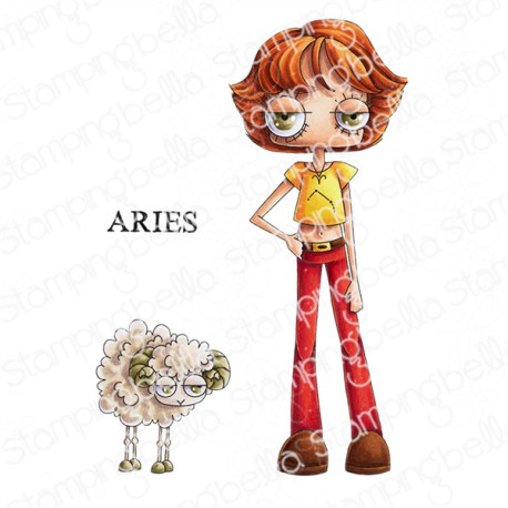 Stamping Bella ODDBALL ZODIAC ARIES Stamp