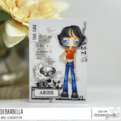 Stamping Bella ODDBALL ZODIAC ARIES Stamp