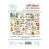 Mintay Papers Art Journal Ephemera Pack Art 65pezzi