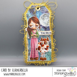 Stamping Bella ODDBALL ZODIAC TAURUS Stamp