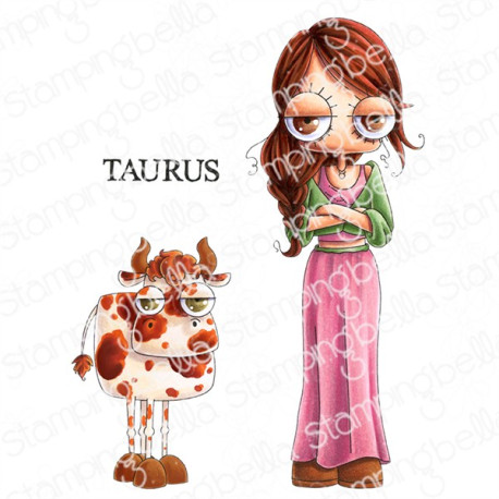 Stamping Bella ODDBALL ZODIAC TAURUS Stamp