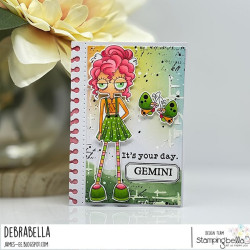 Stamping Bella ODDBALL ZODIAC GEMINI Stamp