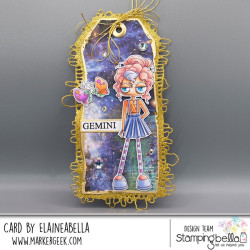 Stamping Bella ODDBALL ZODIAC GEMINI Stamp