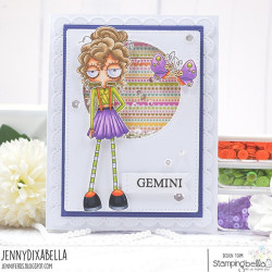 Stamping Bella ODDBALL ZODIAC GEMINI Stamp