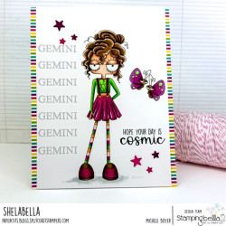 Stamping Bella ODDBALL ZODIAC GEMINI Stamp
