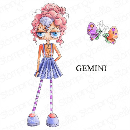 Stamping Bella ODDBALL ZODIAC GEMINI Stamp
