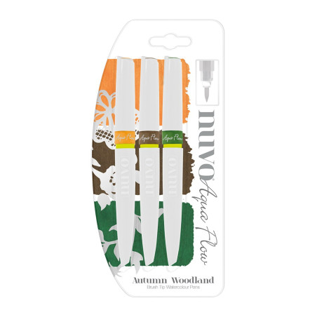 Nuvo Aqua Flow Pens Autumn Woodland