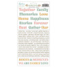 Mintay Papers Family Stories Paper Stickers Words