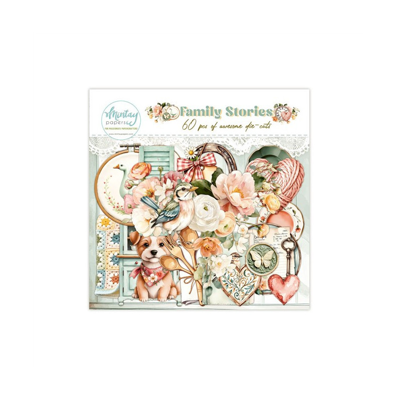 Mintay Papers Family Stories Paper Die-Cuts 60pz