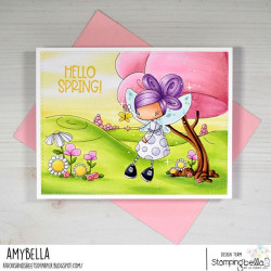Stamping Bella STORYBOOK MEADOWS BACKDROP Stamp