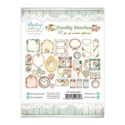 Mintay Papers Family Stories Paper Ephemera 40pz
