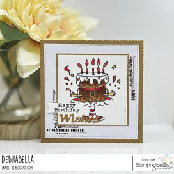 Stamping Bella SPEC-TACULAR BIRTHDAY CAKE Stamp