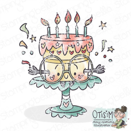Stamping Bella SPEC-TACULAR BIRTHDAY CAKE Stamp