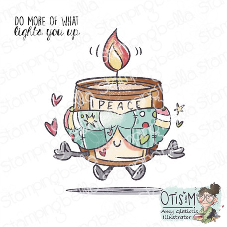 Stamping Bella SPEC-TACULAR ZEN CANDLE Stamp